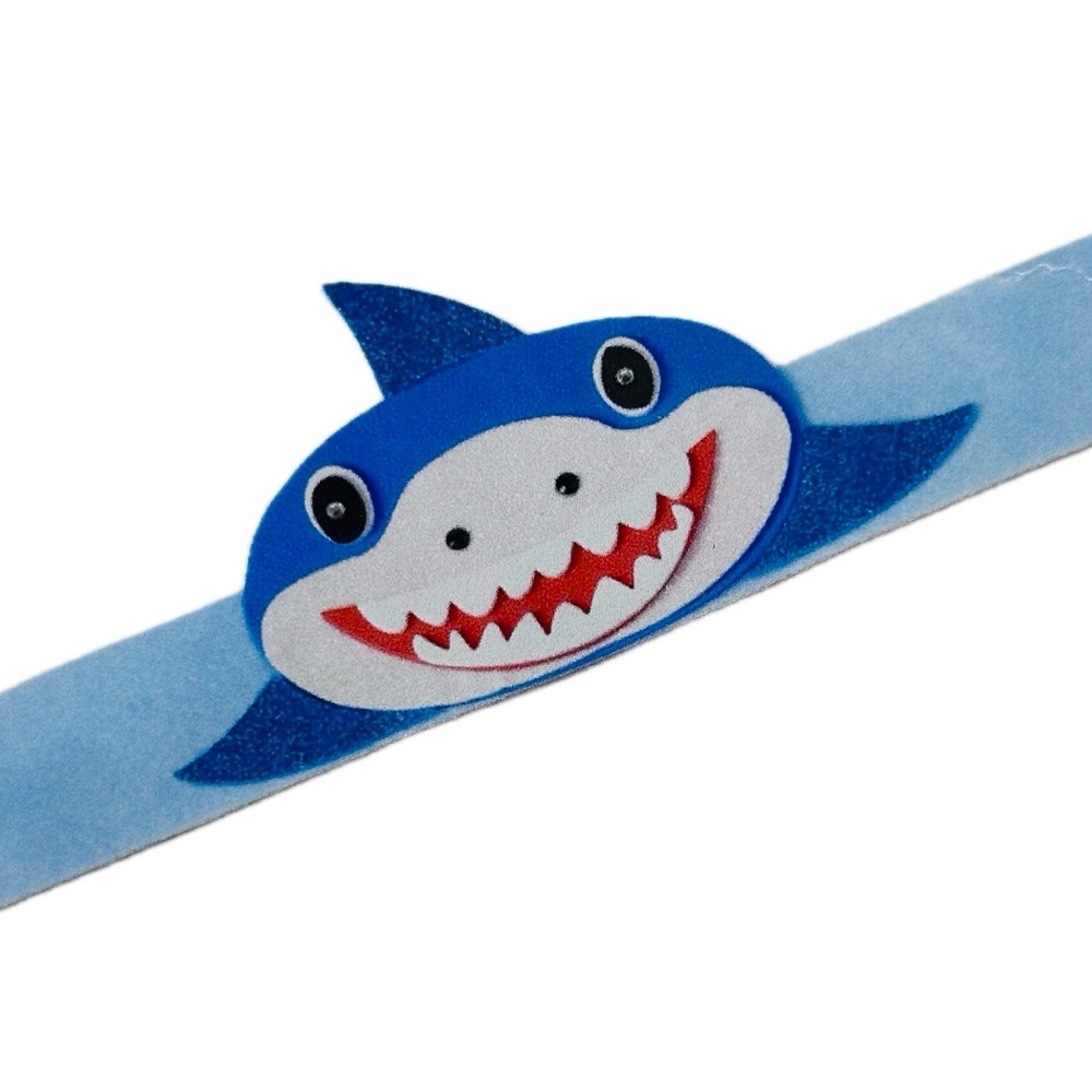 Shark Fish Head Paper Crown Party Hat Headband Kids Craft Kit 4+